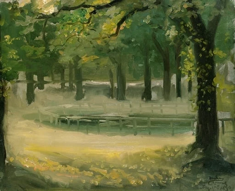 Sketch for a Pond in Hyde Park, 1893